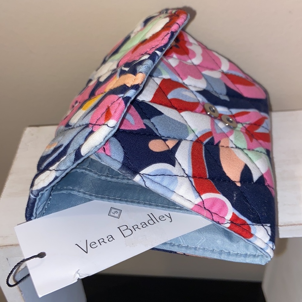 Vera Bradley RFID Mini Tr-Fold Compact Wallet Mod Paisley NEW NWT MSRP $59.00 - Picture 12 of 13